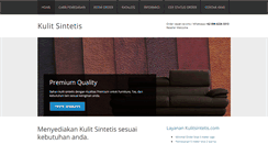 Desktop Screenshot of kulitsintetis.com