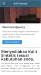 Mobile Screenshot of kulitsintetis.com